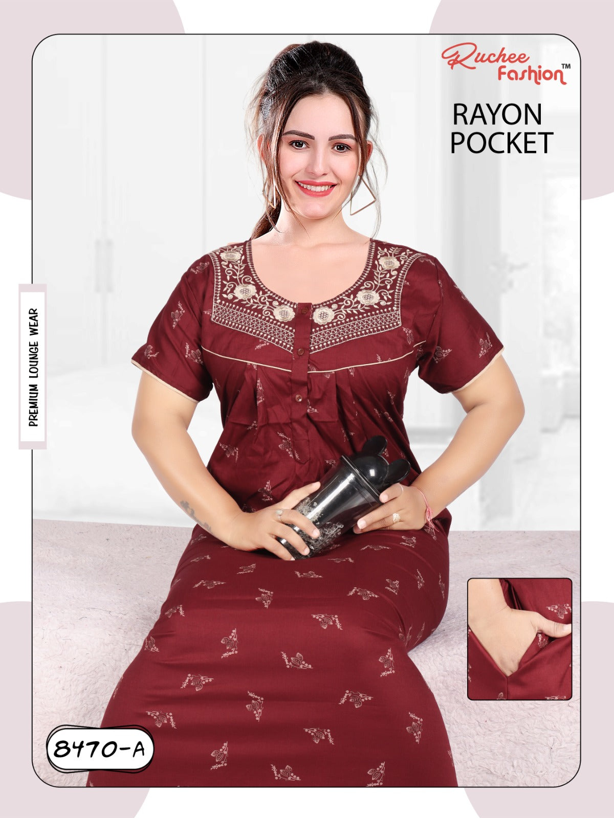 Rayon B 061223 Ruchee Fashion Night Gowns