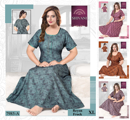 Rayon Frock 2011 Shivani Night Gowns