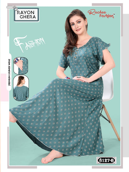 Rayon Ghera 3110 Ruchee Fashion Night Gowns