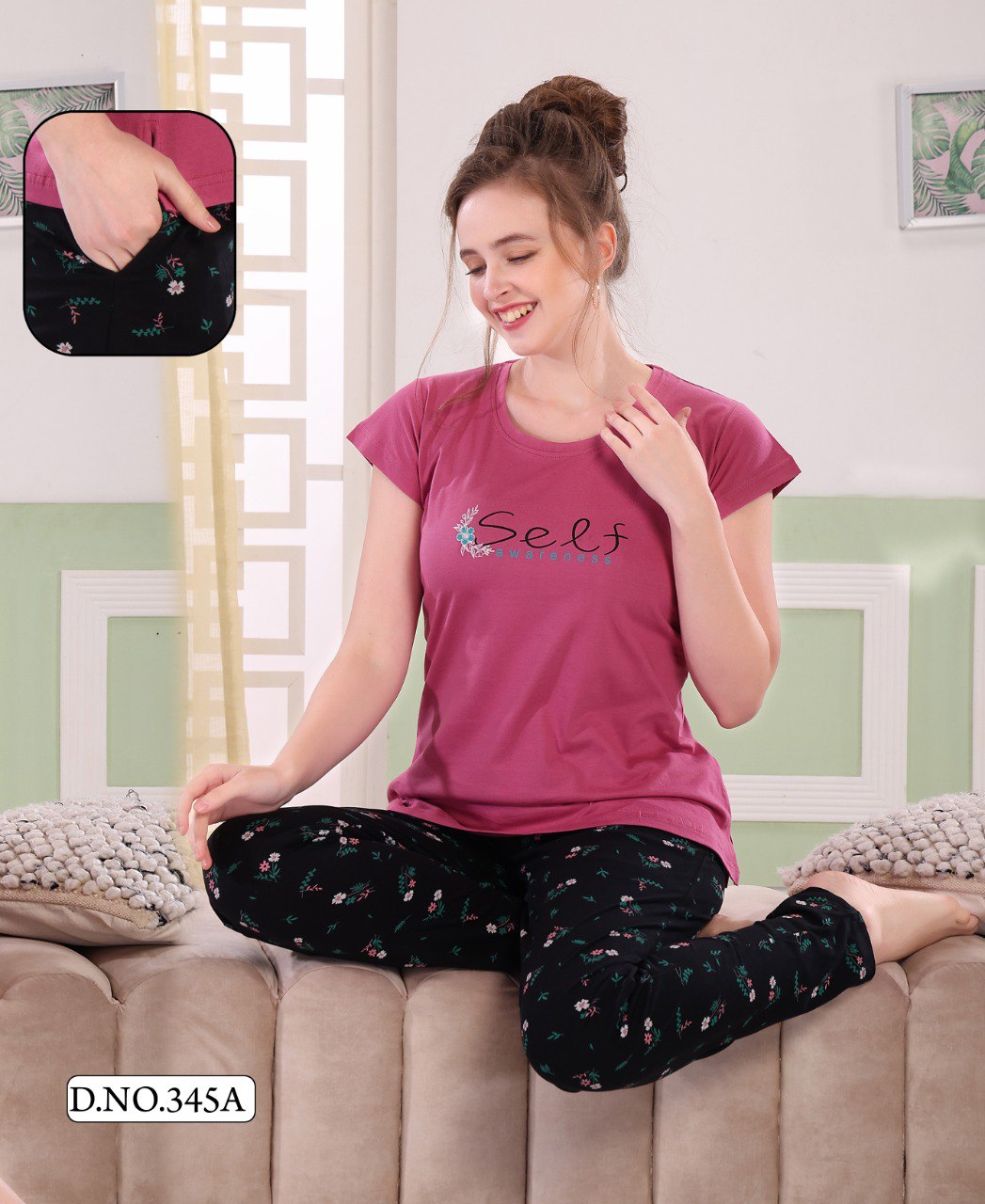 Ready At Store-Vol 345 Kavyansika Hosiery Cotton Pyjama Night Suits