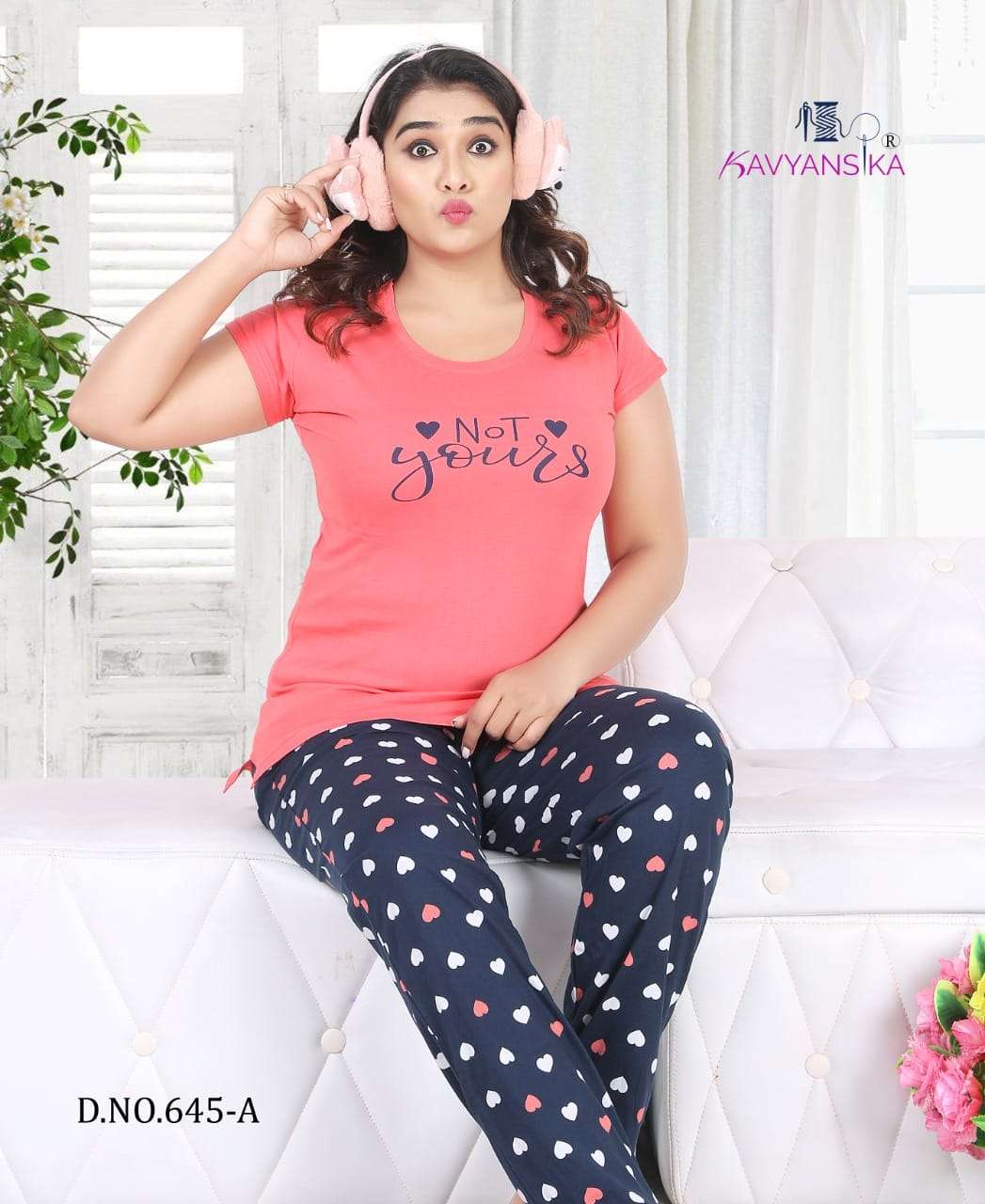 Ready At Store-Vol 645 Kavyansika Hosiery Cotton Pyjama Night Suits