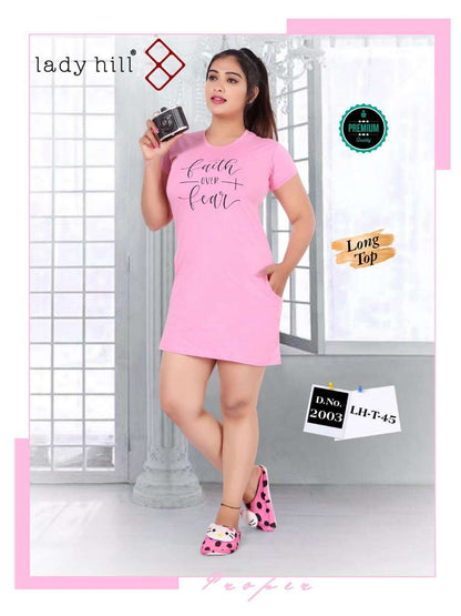 Ready At Store Vol-45 Lady Hill Hossiery Designer Long Top