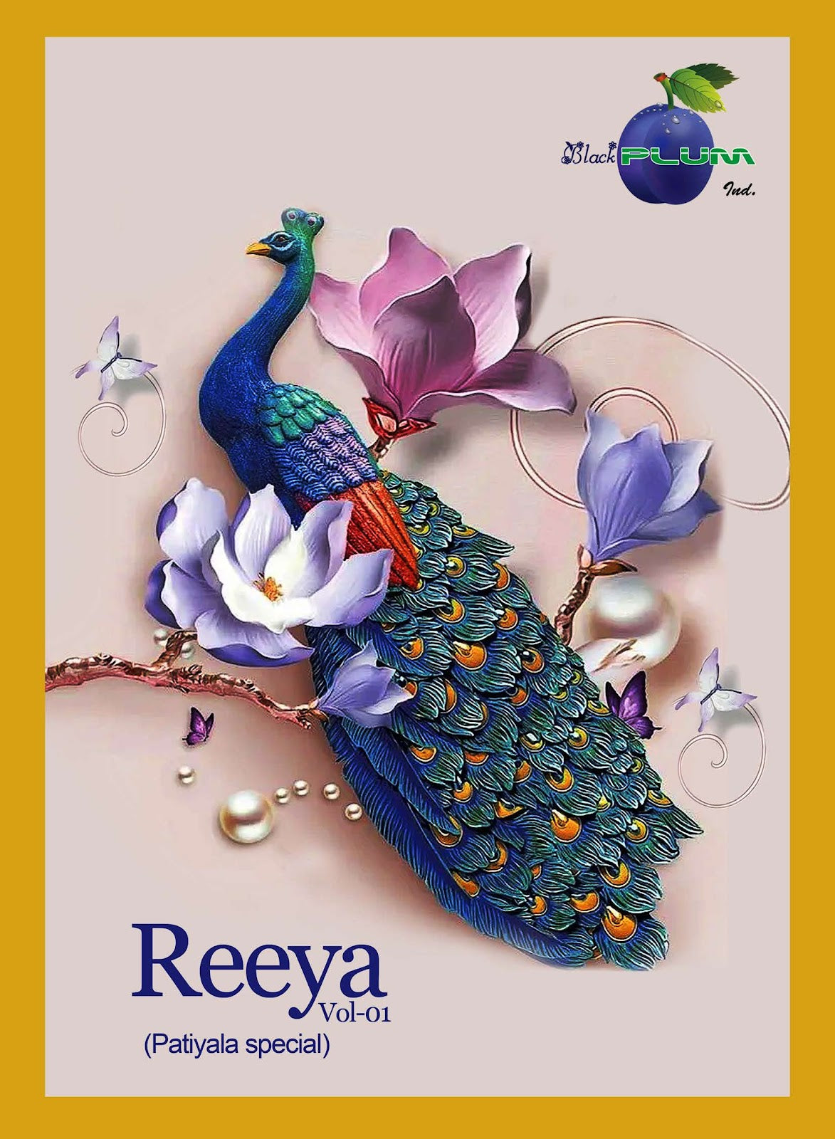 Reeya Vol 1 Black Plum Readymade Cotton Patiyala Suits