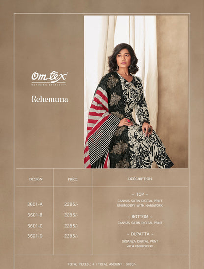 Rehenuma Omtex Canvas Pant Style Suits
