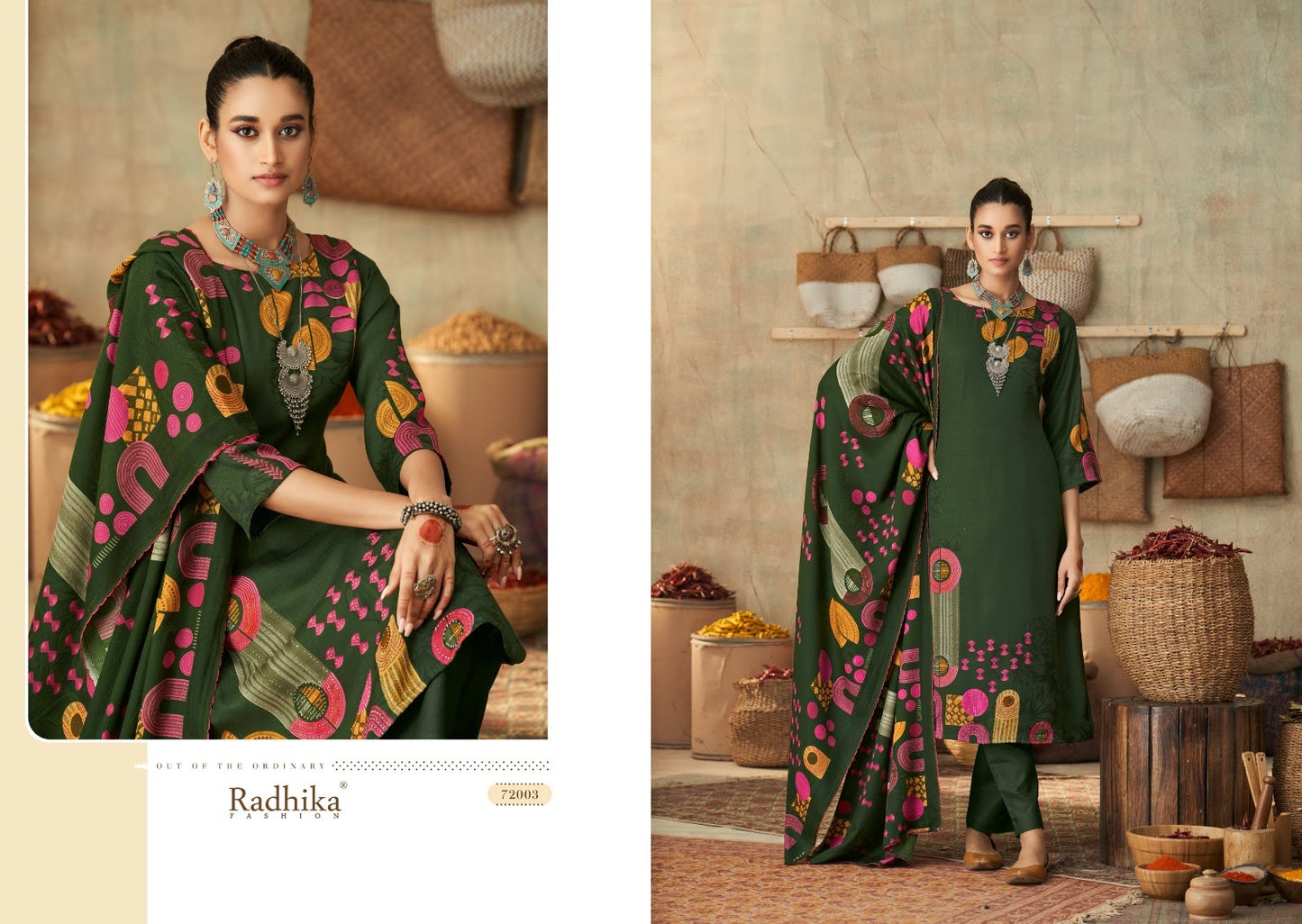 Rehnaz Sumyra Radhika Fashion Pashmina Suits