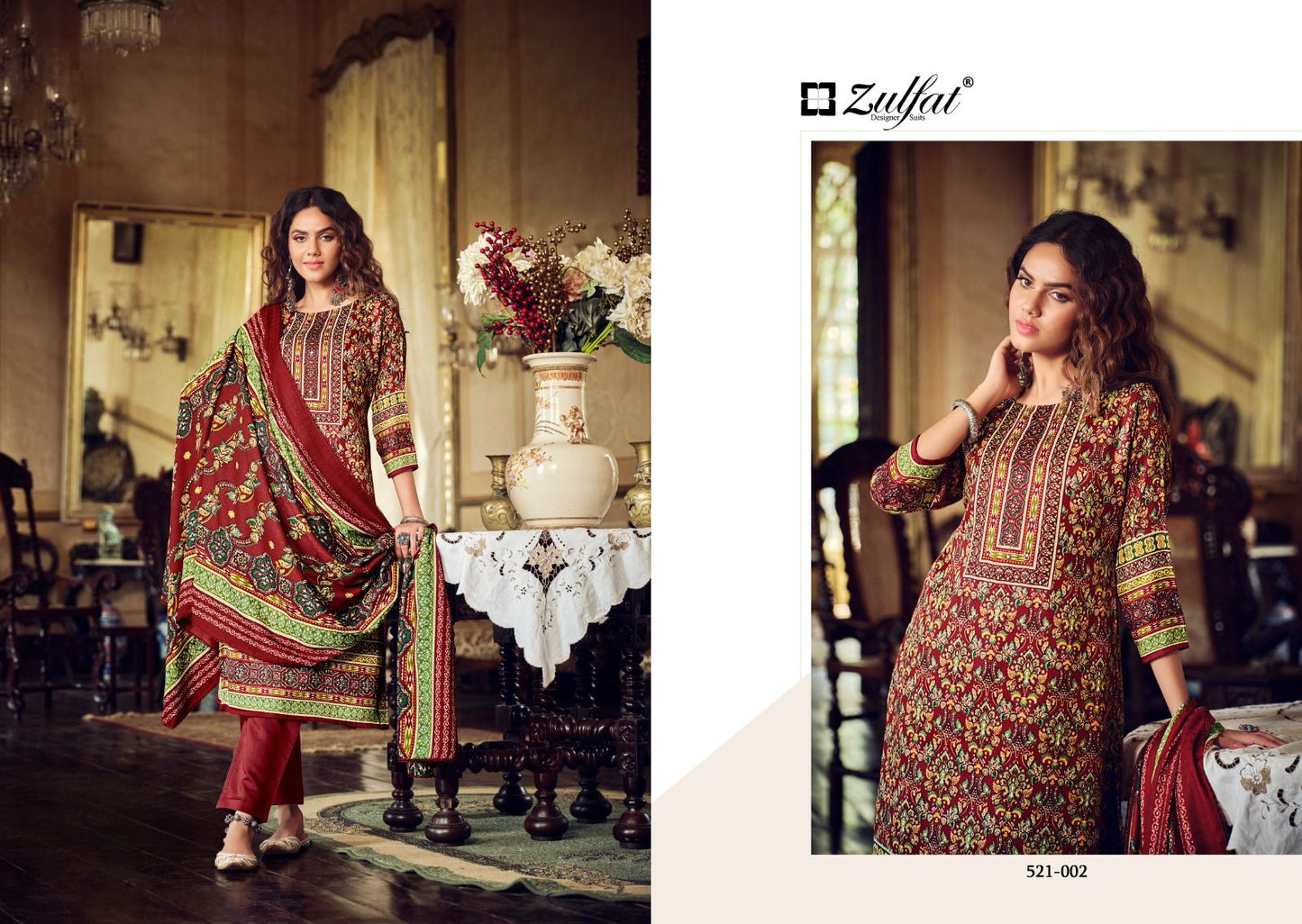 Rehnuma Zulfat Designer Pashmina Suits