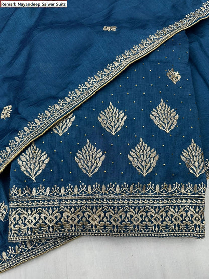 Remark Nayandeep Silk Salwar Suits