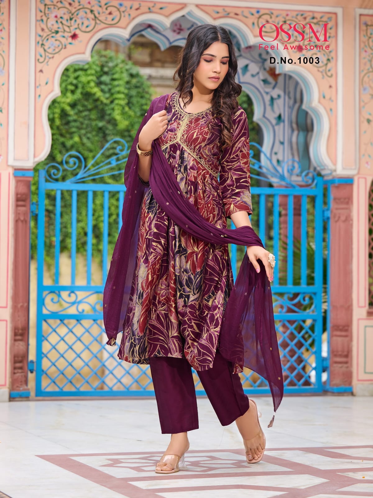 Resham Vol 10 Ossm Chanderi Readymade Pant Style Suits