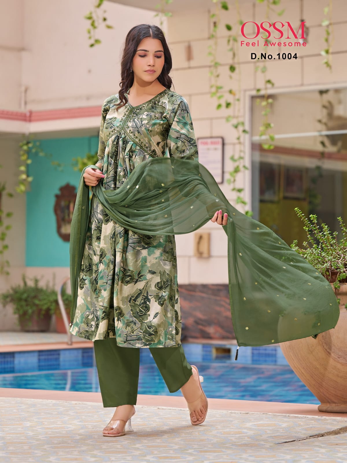 Resham Vol 10 Ossm Chanderi Readymade Pant Style Suits