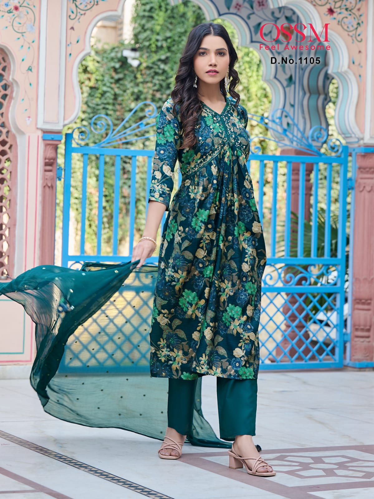 Resham Vol 11 Ossm Chanderi Modal Readymade Pant Style Suits
