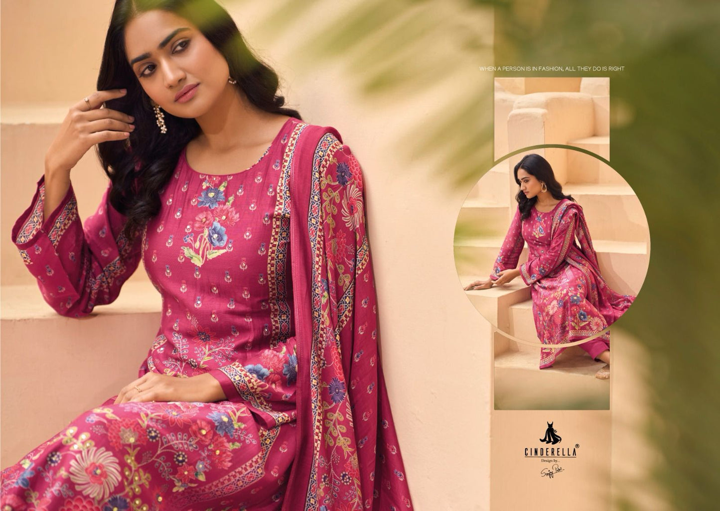 Rewild Cinderella Muslin Silk Pant Style Suits