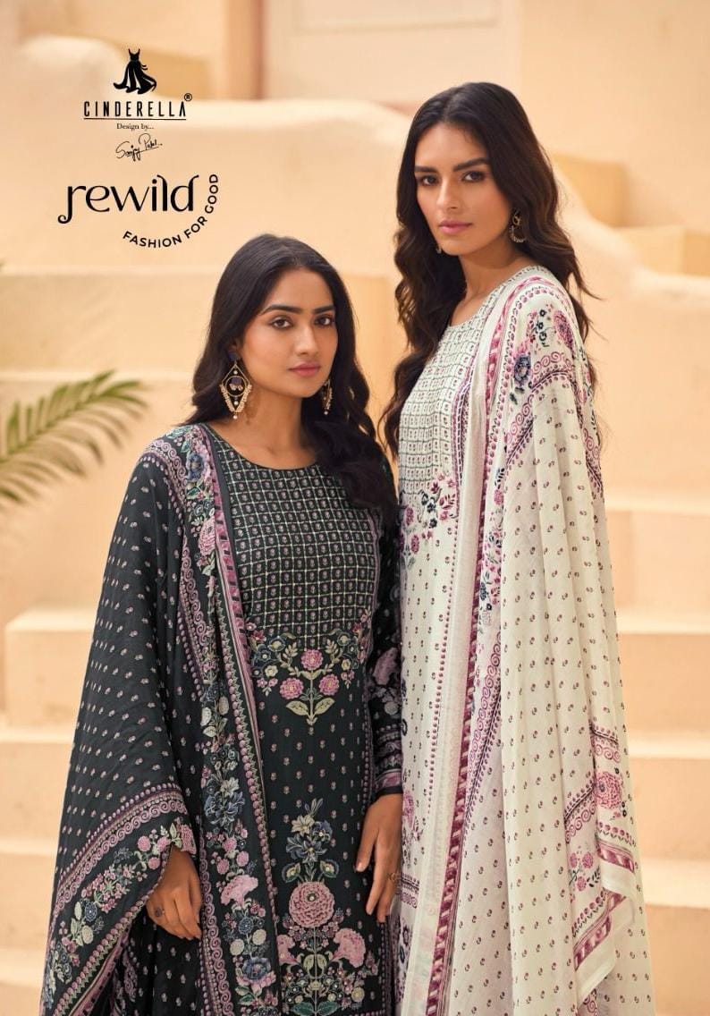 Rewild Cinderella Muslin Silk Pant Style Suits