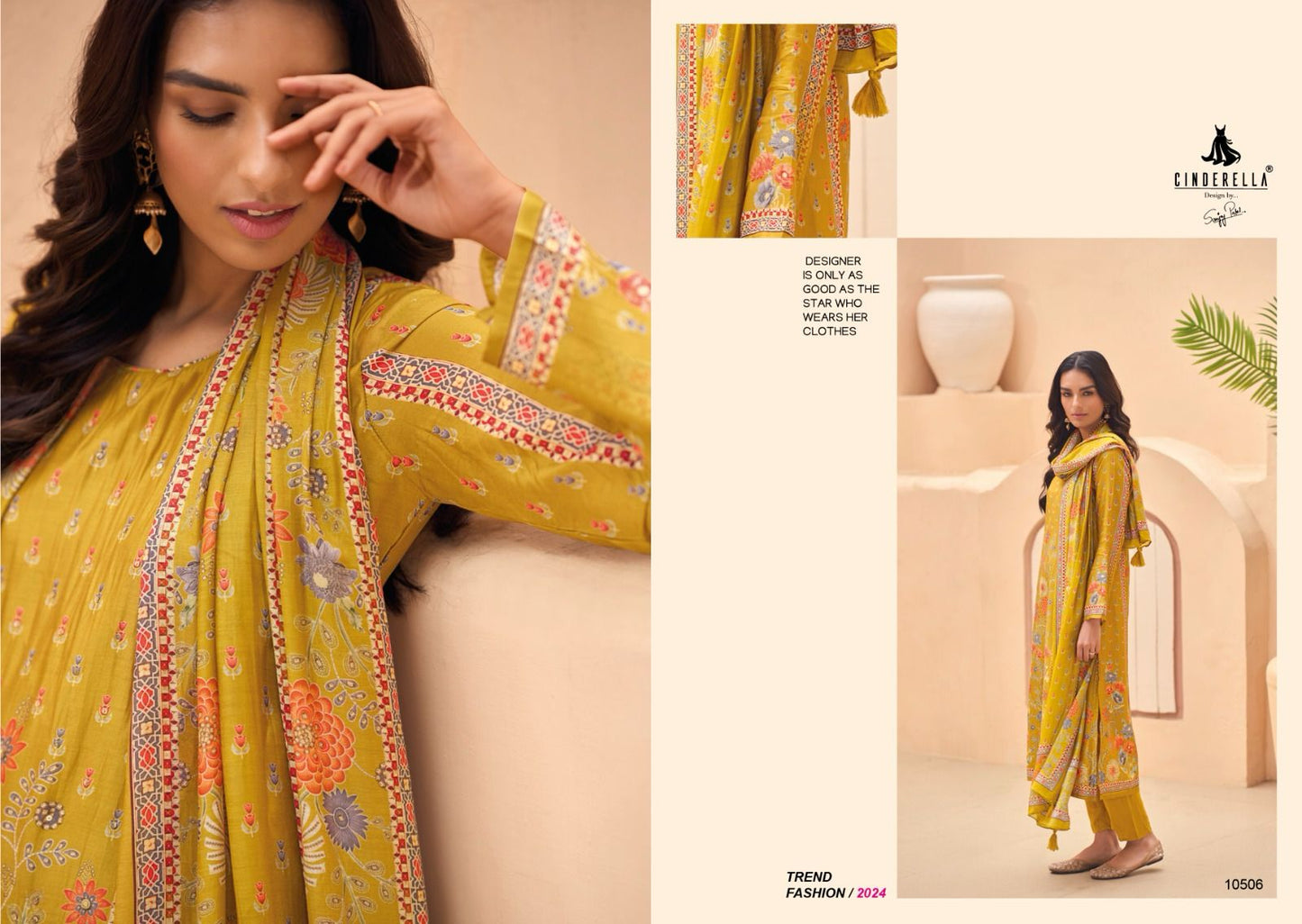 Rewild Cinderella Muslin Silk Pant Style Suits