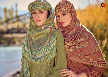 Rezam Gull Jee Viscose Pashmina Suits