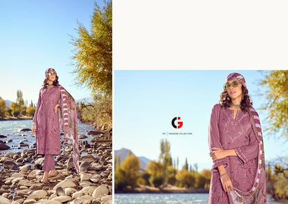 Rezam Gull Jee Viscose Pashmina Suits