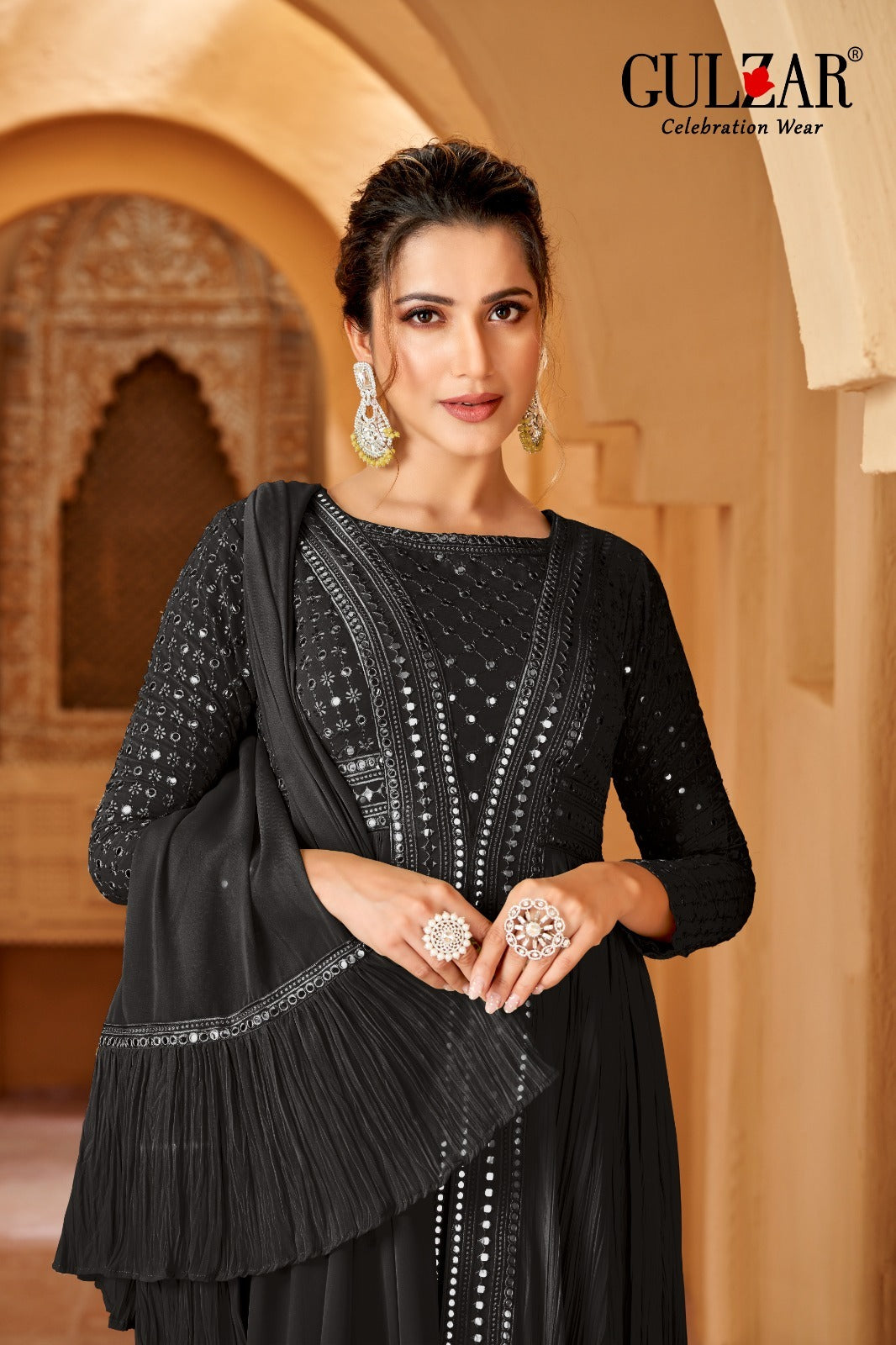 Rhea Gulzar Georgette Readymade Pant Style Suits