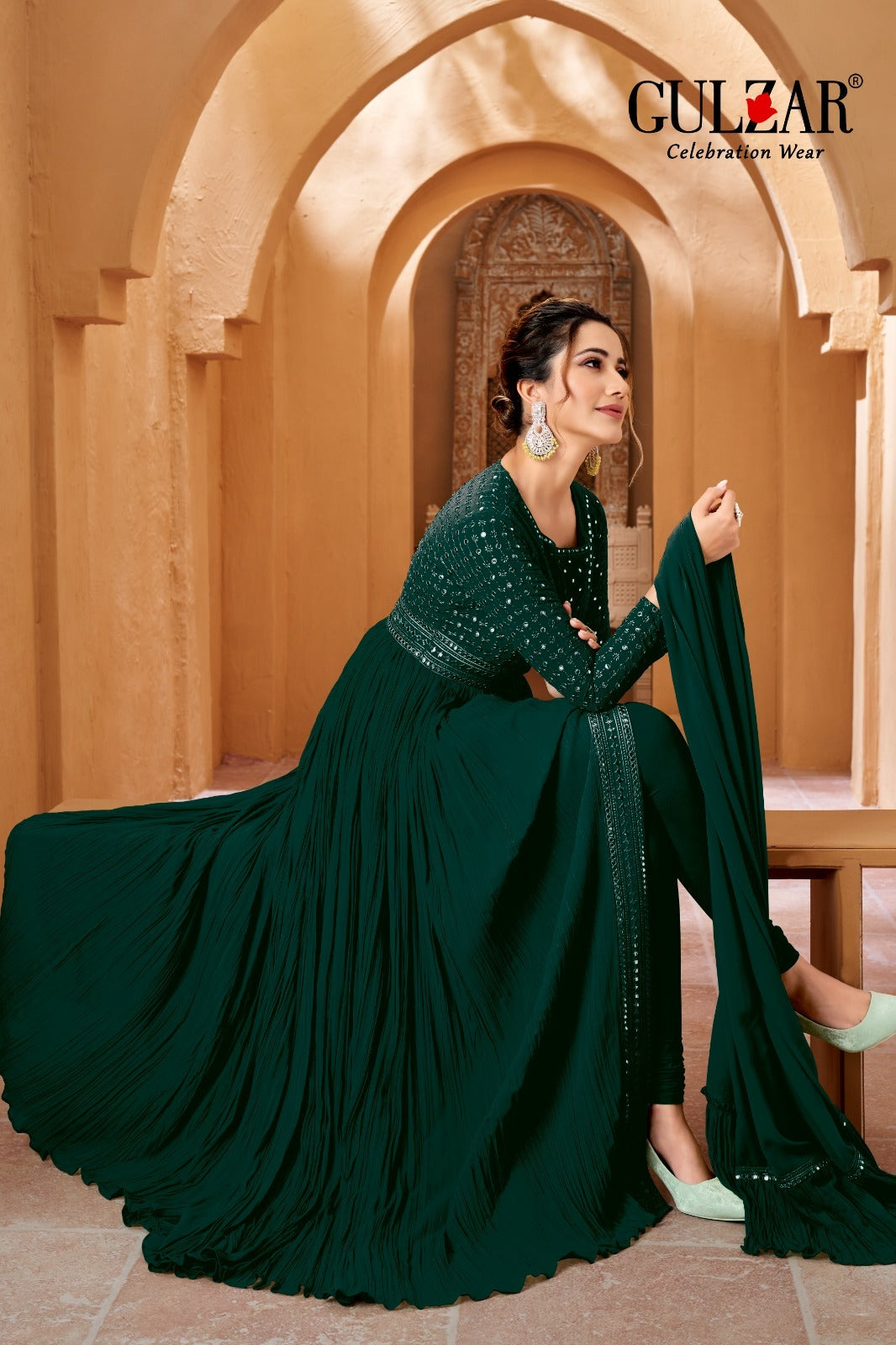 Rhea Gulzar Georgette Readymade Pant Style Suits