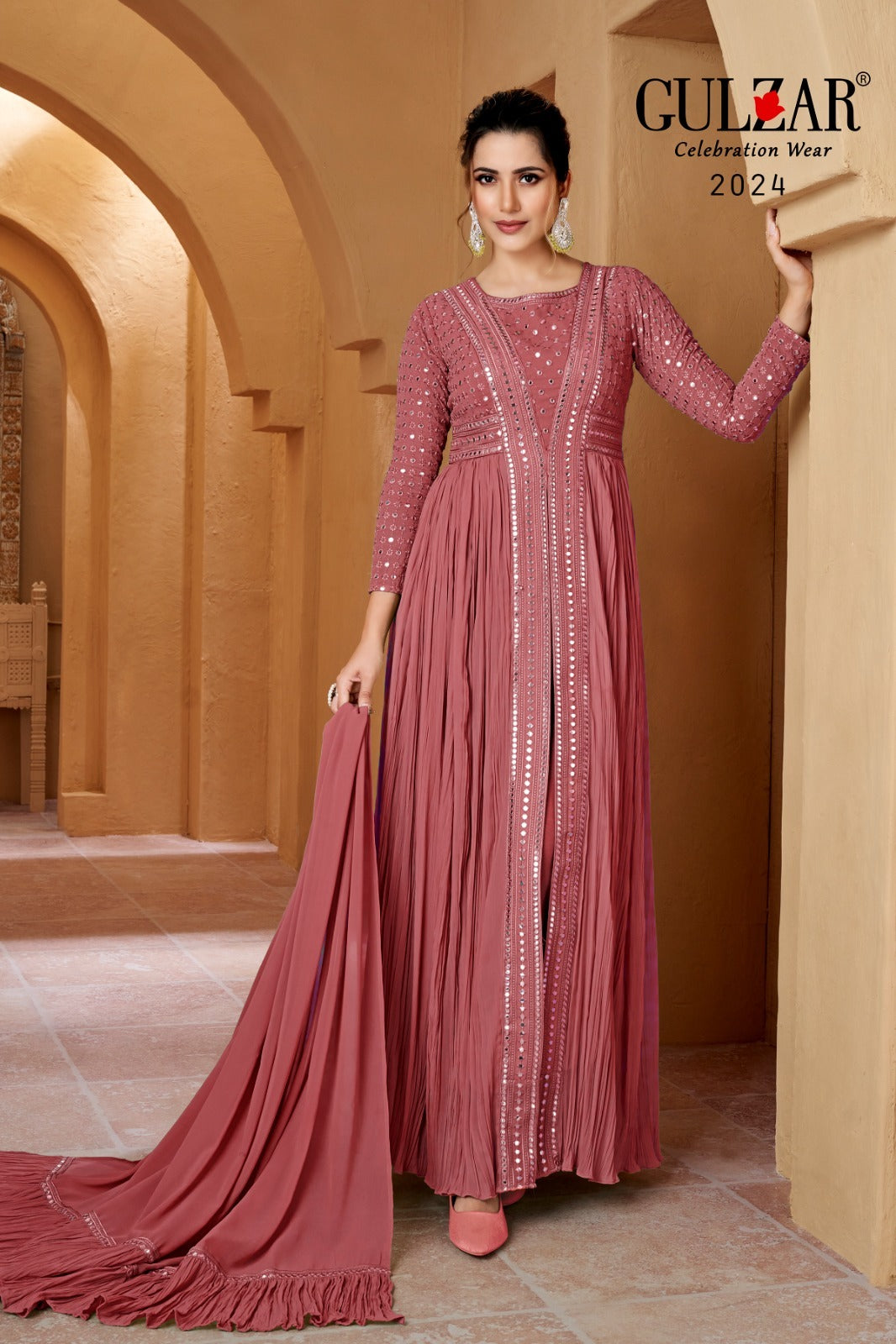 Rhea Gulzar Georgette Readymade Pant Style Suits