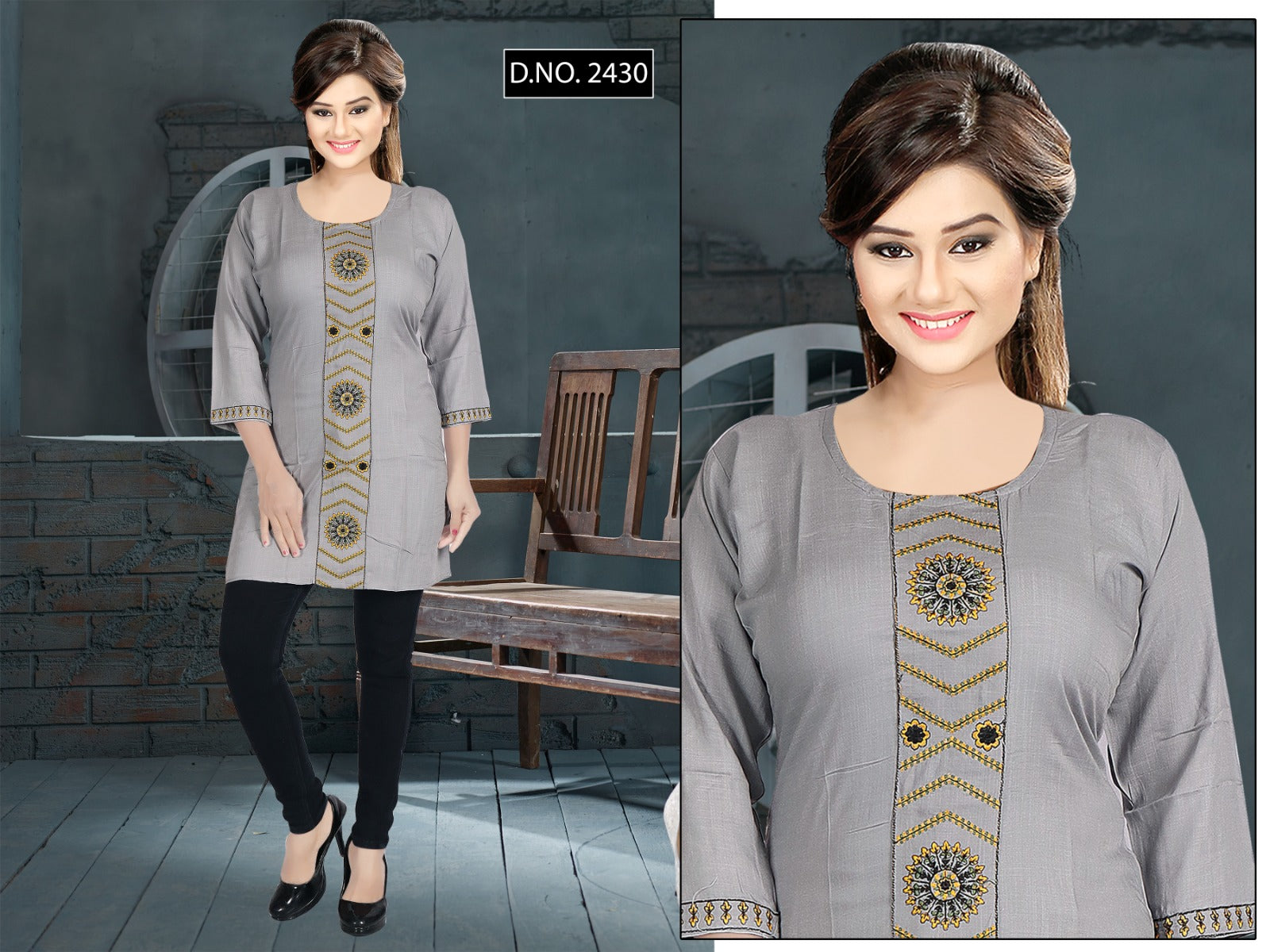 Rich Girl Trahul Rayon Stylish Short Tops