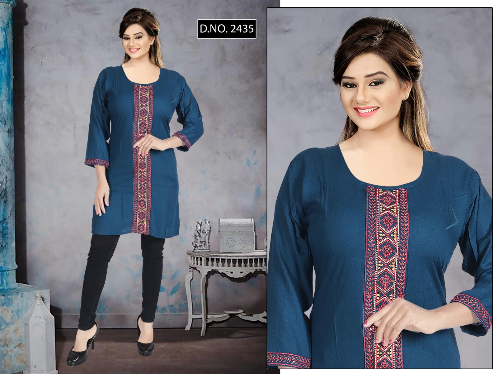 Rich Girl Trahul Rayon Stylish Short Tops