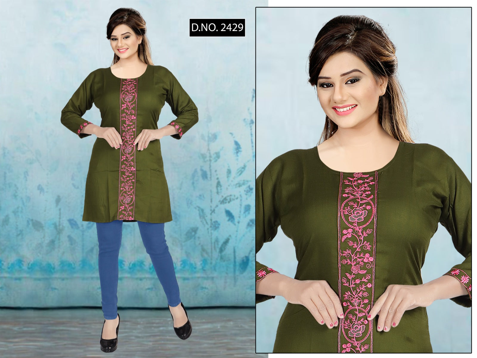 Rich Girl Trahul Rayon Stylish Short Tops