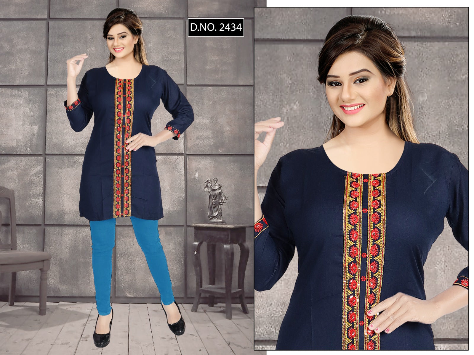 Rich Girl Trahul Rayon Stylish Short Tops