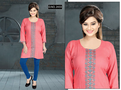 Rich Girl Trahul Rayon Stylish Short Tops