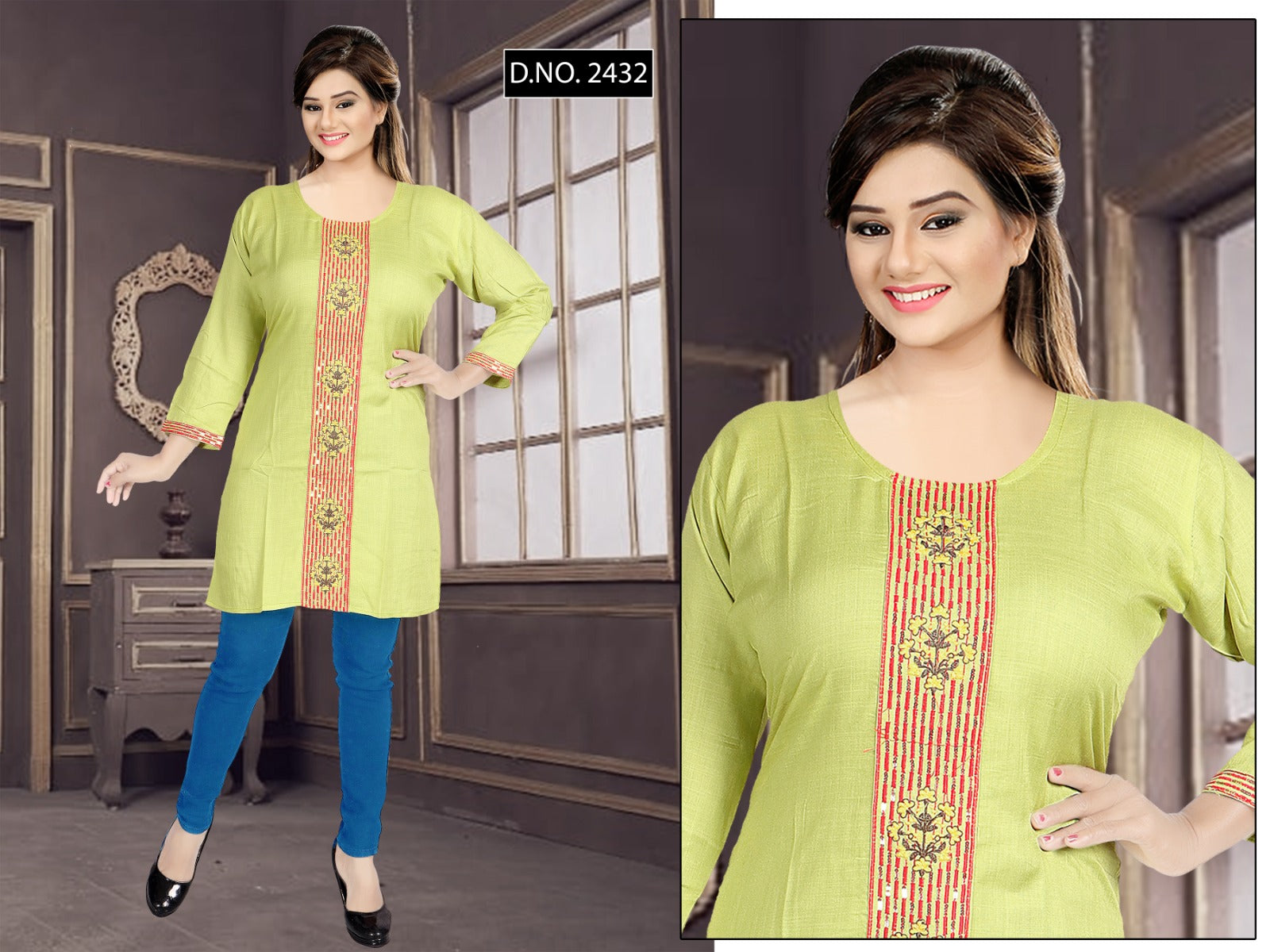 Rich Girl Trahul Rayon Stylish Short Tops