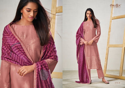 Rihana Omtex Silk Jacquard Pant Style Suits