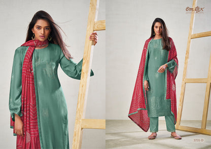 Rihana Omtex Silk Jacquard Pant Style Suits