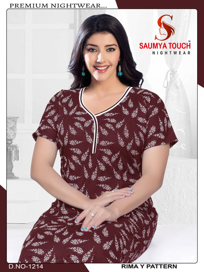 Rimay-1001 Saumya Touch Night Gowns