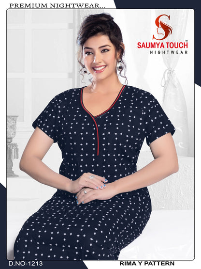 Rimay-1001 Saumya Touch Night Gowns