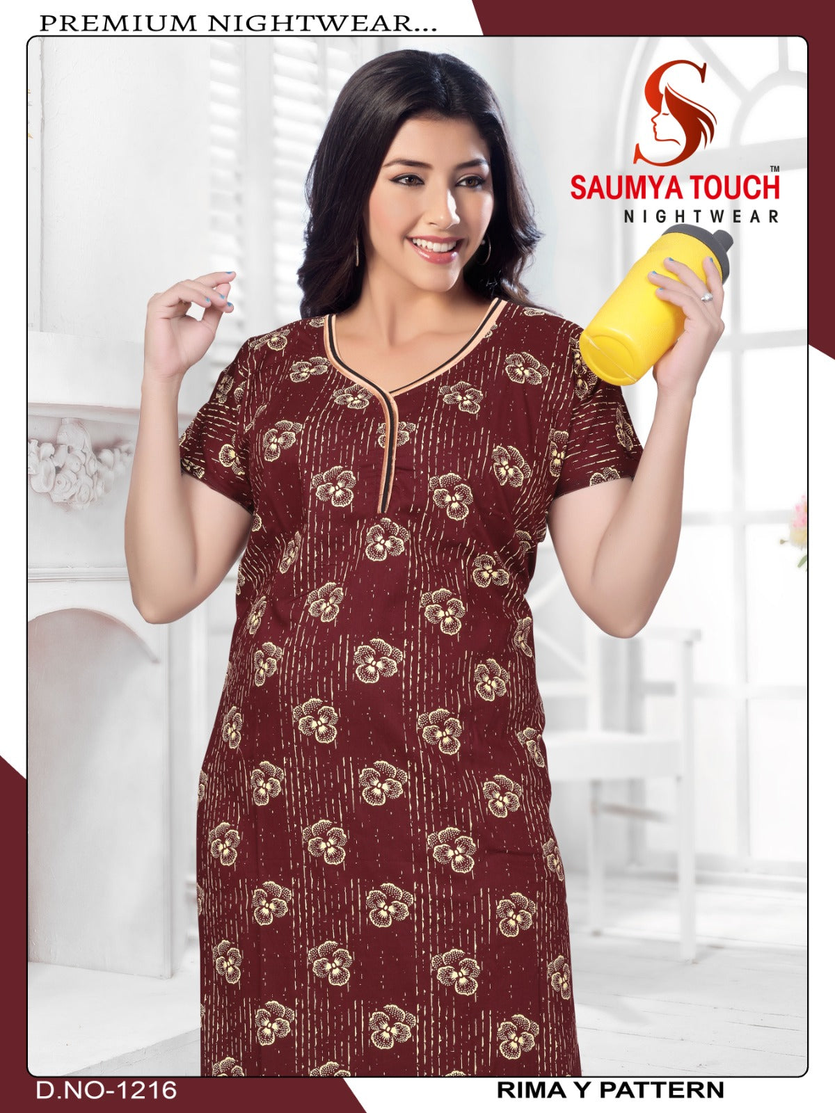 Rimay-1001 Saumya Touch Night Gowns