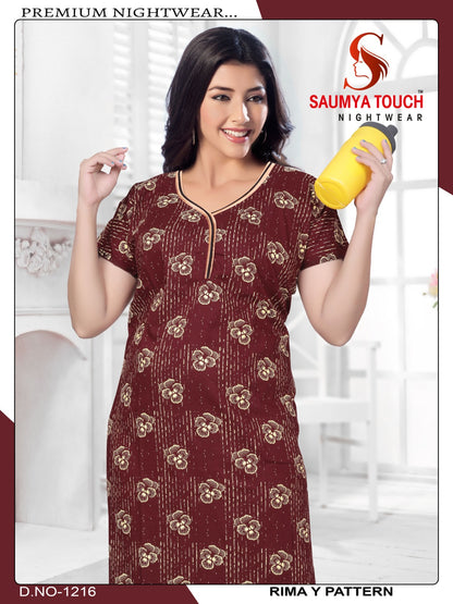 Rimay-1001 Saumya Touch Night Gowns