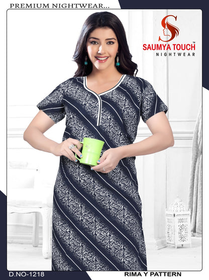 Rimay-1001 Saumya Touch Night Gowns