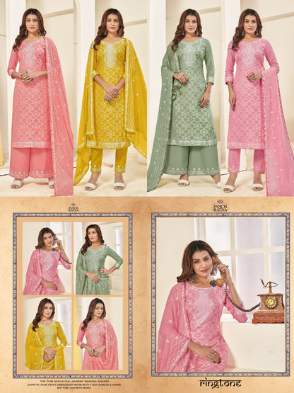 Ringtone Panch Ratna Muslin Pant Style Suits