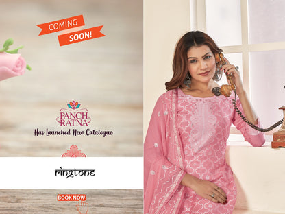 Ringtone Panch Ratna Muslin Pant Style Suits