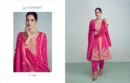 Riwaaz-Nx Aashirwad Creation Silk Readymade Suits