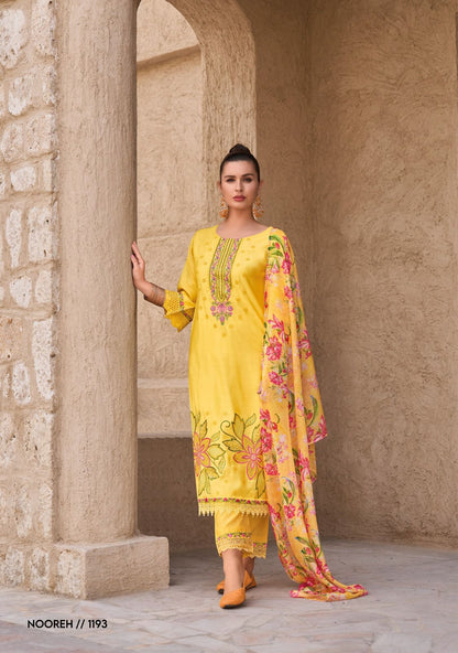 Riwayat Ladyleela Viscose Silk Readymade Pant Style Suits