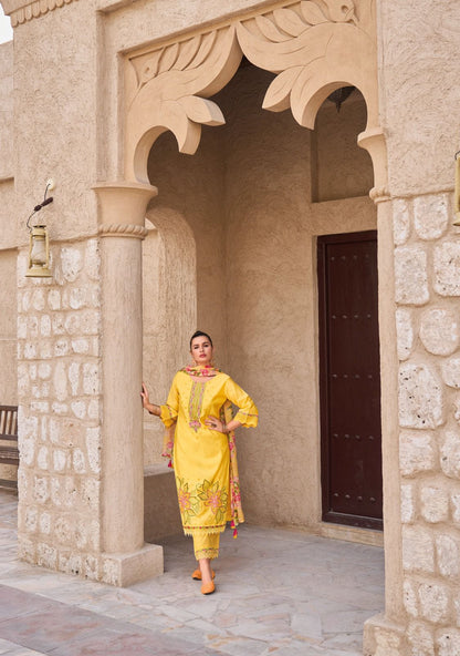 Riwayat Ladyleela Viscose Silk Readymade Pant Style Suits