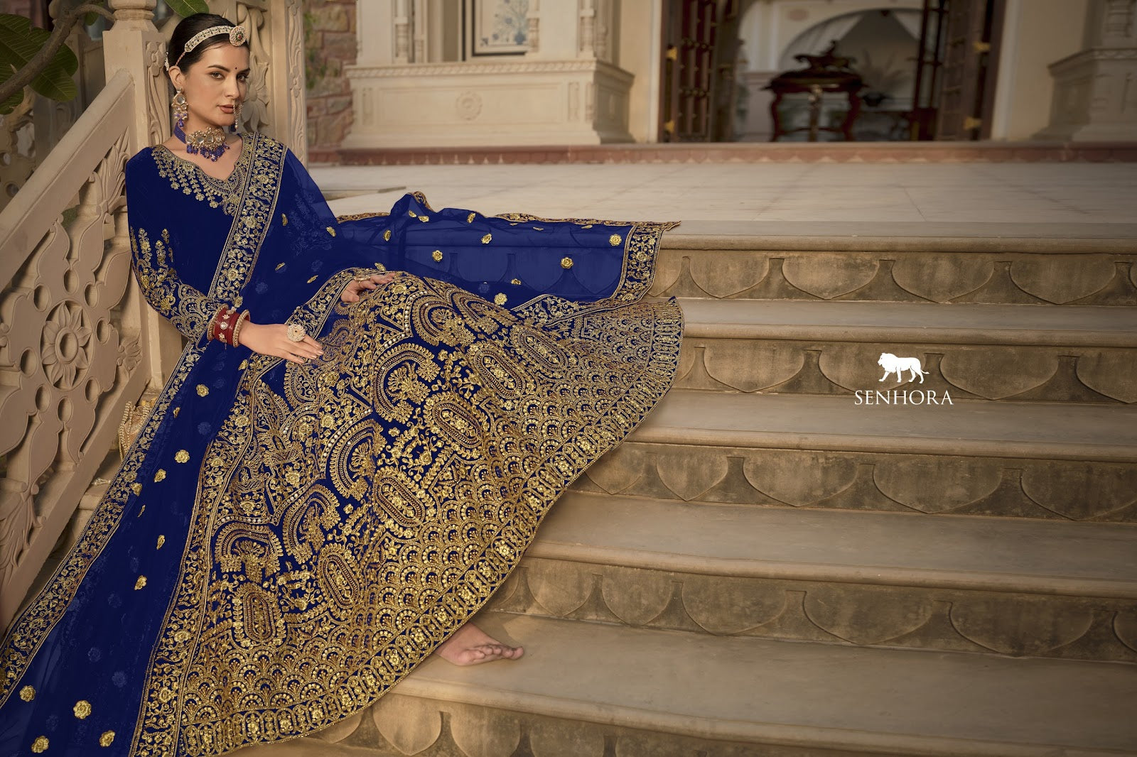 Riwayaat-3077 Senhora Velvet Anarkali Salwar Suits