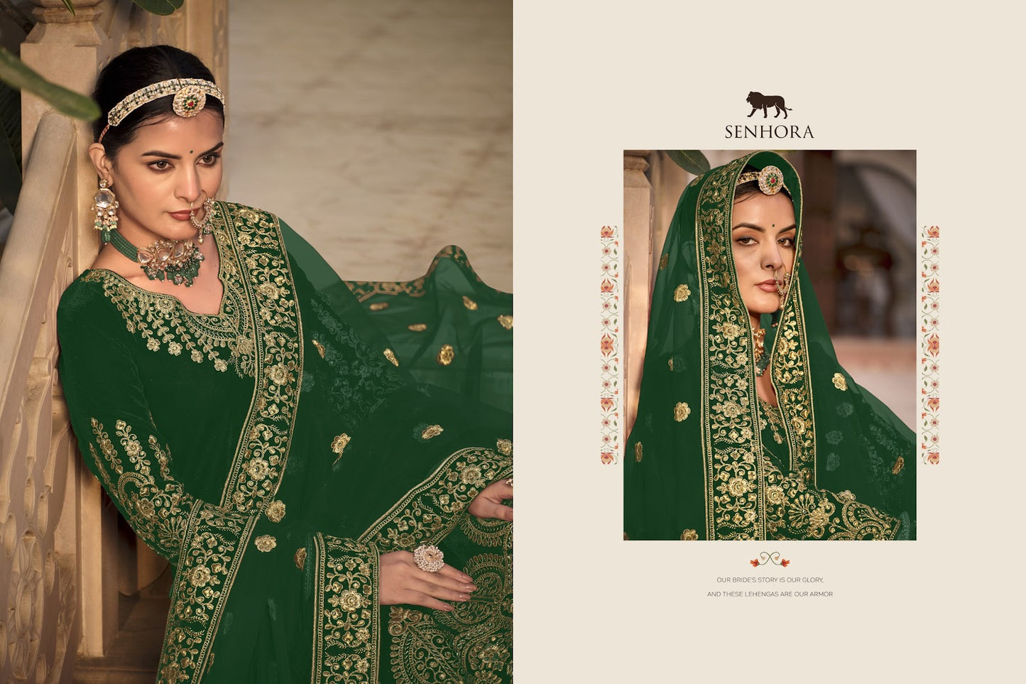 Riwayaat-3077 Senhora Velvet Anarkali Salwar Suits