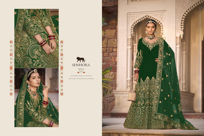 Riwayaat-3077 Senhora Velvet Anarkali Salwar Suits