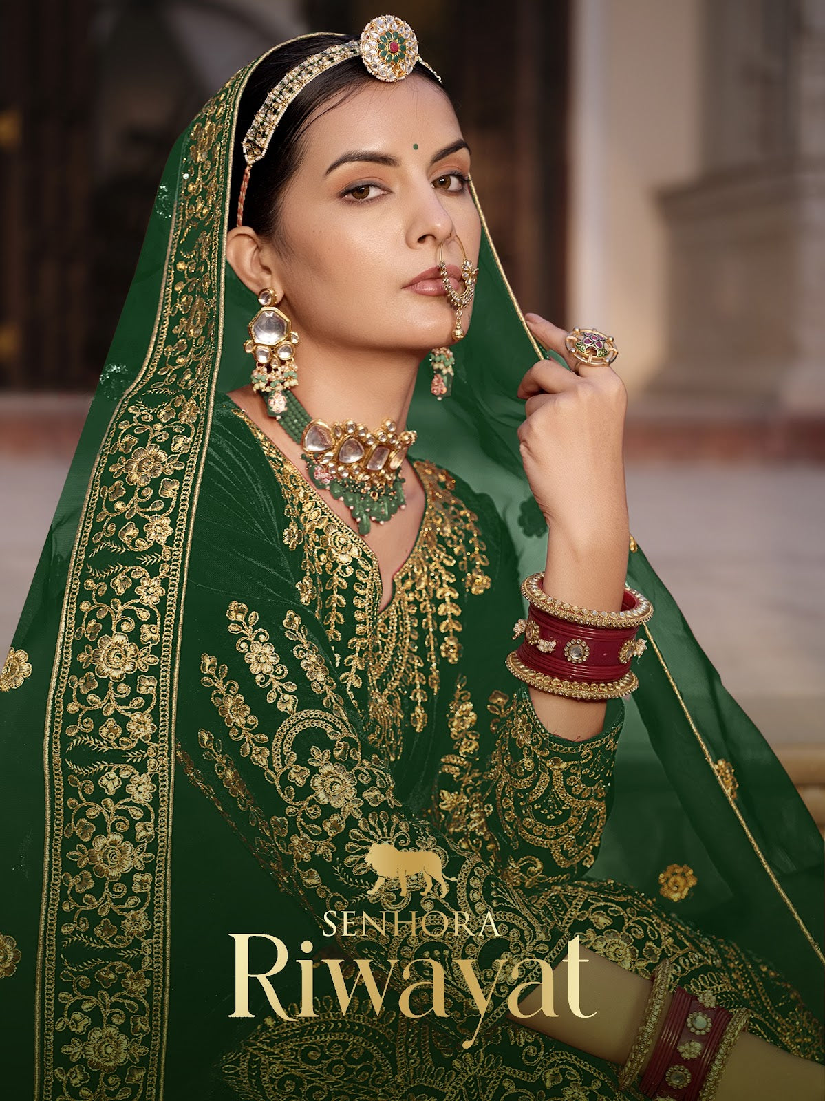 Riwayaat-3077 Senhora Velvet Anarkali Salwar Suits