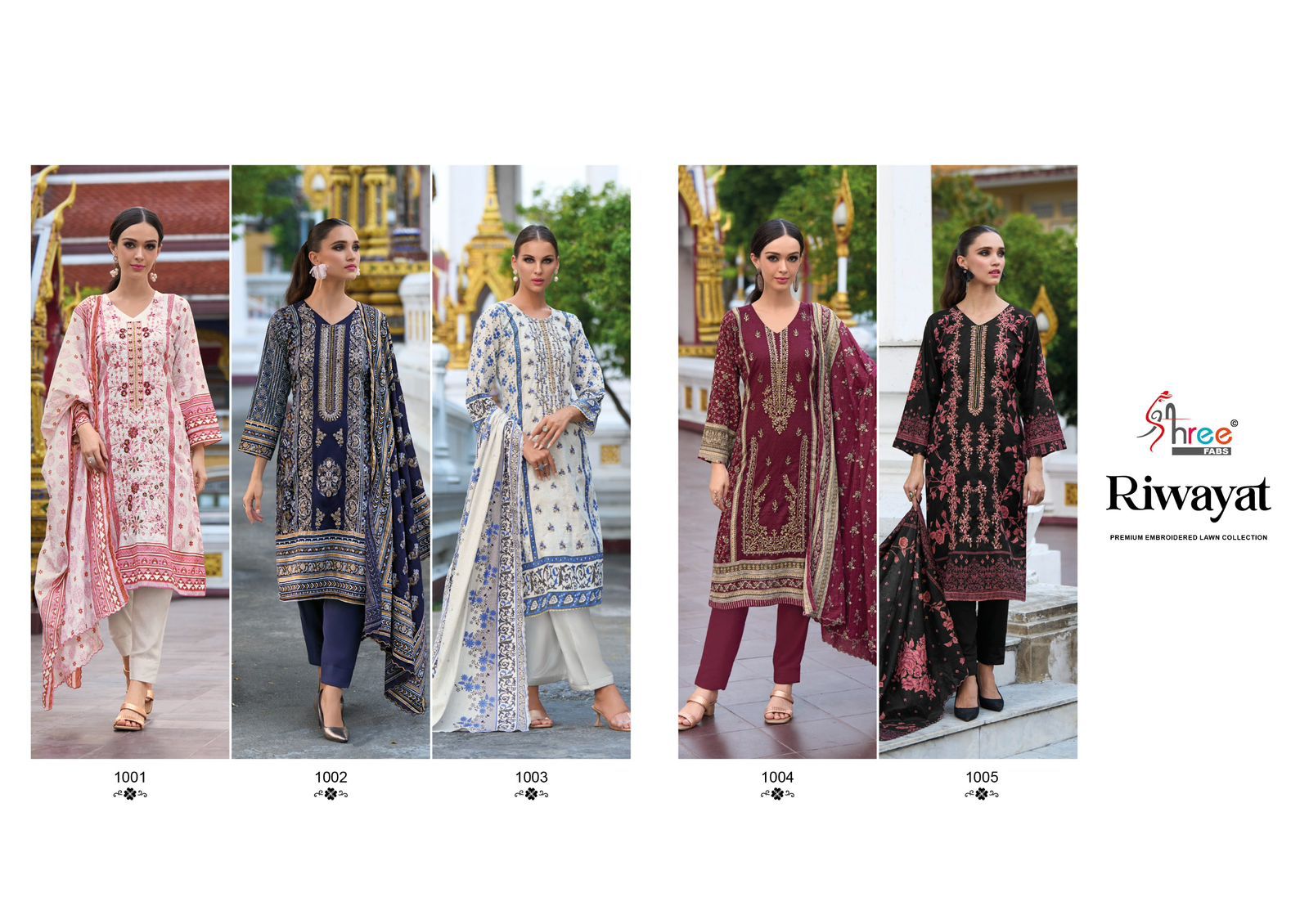 Riwayat Shree Fabs Cotton Karachi Salwar Suits
