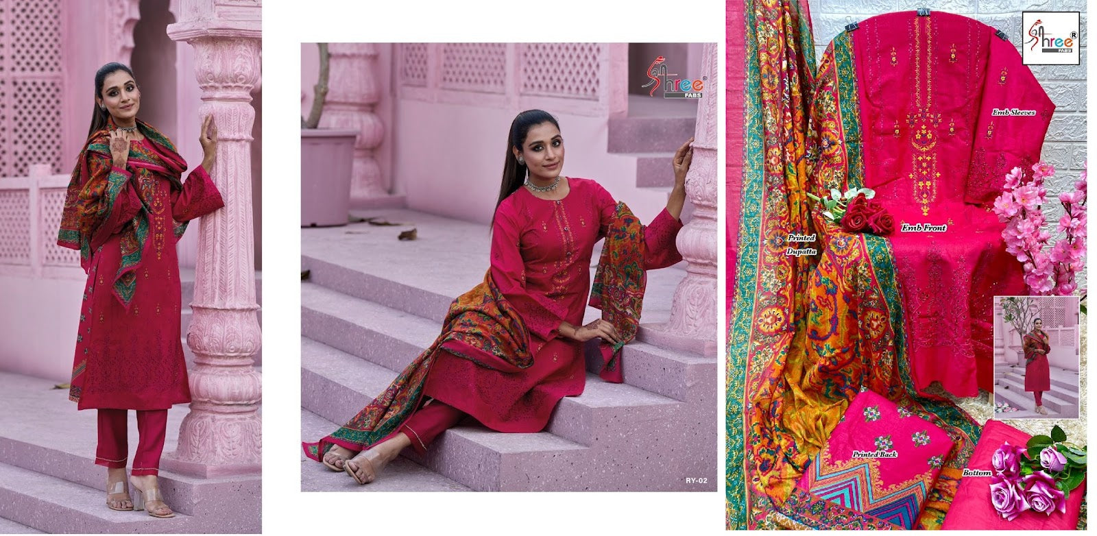 Riwayat Vol 1 Shree Fabs Lawn Cotton Pakistani Salwar Suits
