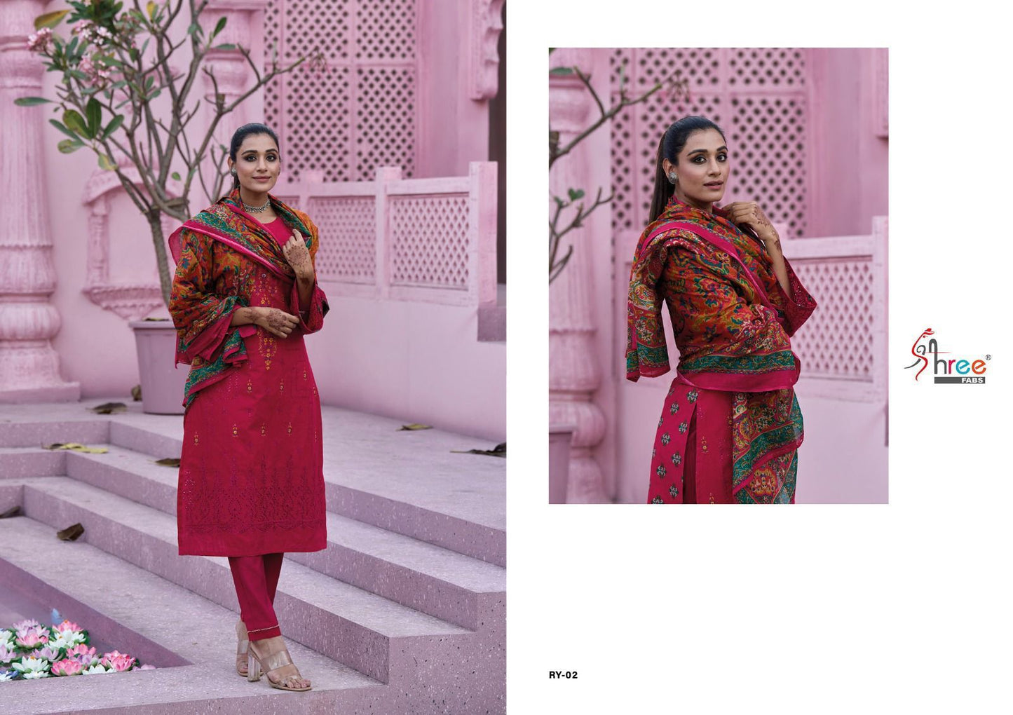 Riwayat Vol 1 Shree Fabs Lawn Cotton Pakistani Salwar Suits