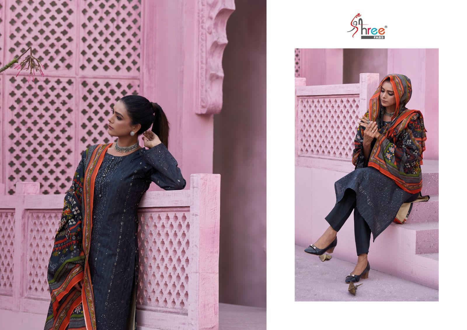 Riwayat Vol 1 Shree Fabs Lawn Cotton Pakistani Salwar Suits