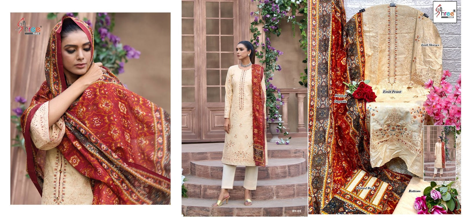 Riwayat Vol 1 Shree Fabs Lawn Cotton Pakistani Salwar Suits