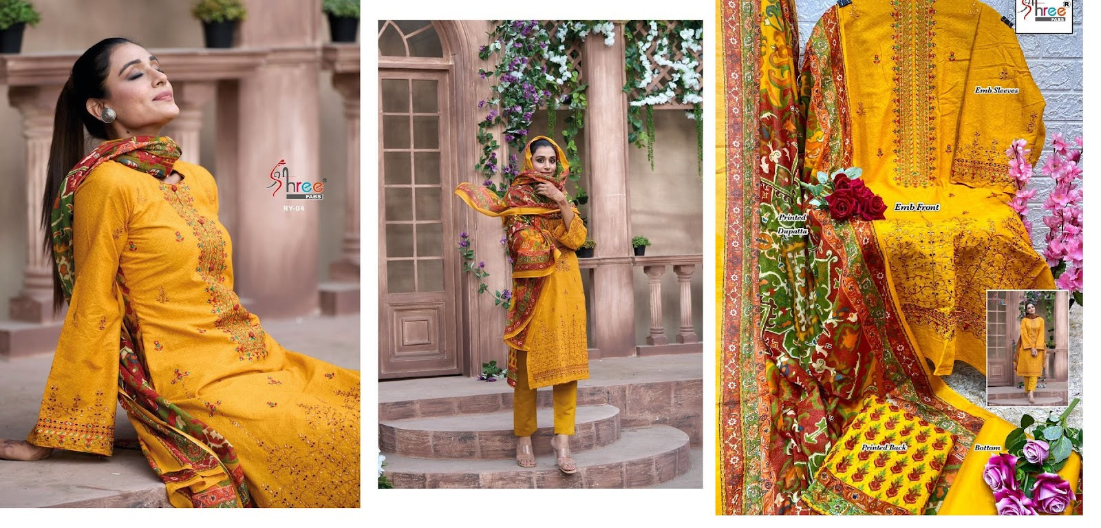 Riwayat Vol 1 Shree Fabs Lawn Cotton Pakistani Salwar Suits